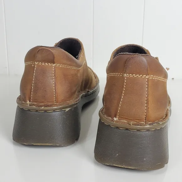 Dr Martens size 5 brown slip on healed moccasin