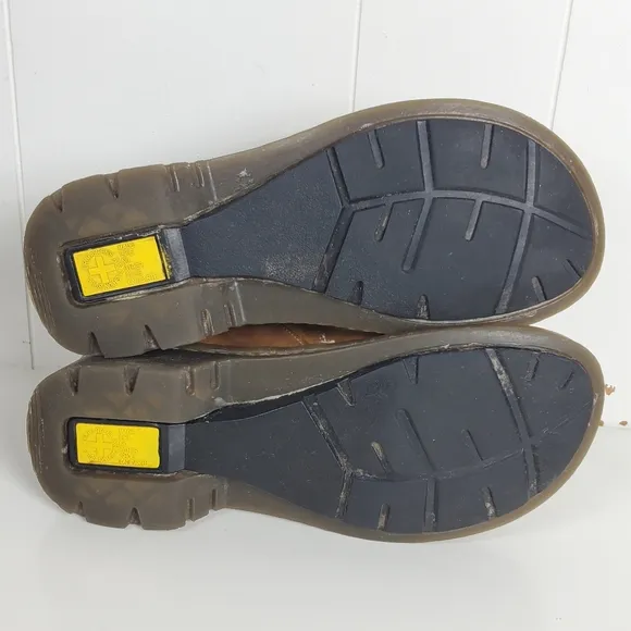 Dr Martens size 5 brown slip on healed moccasin