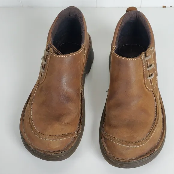 Dr Martens size 5 brown slip on healed moccasin