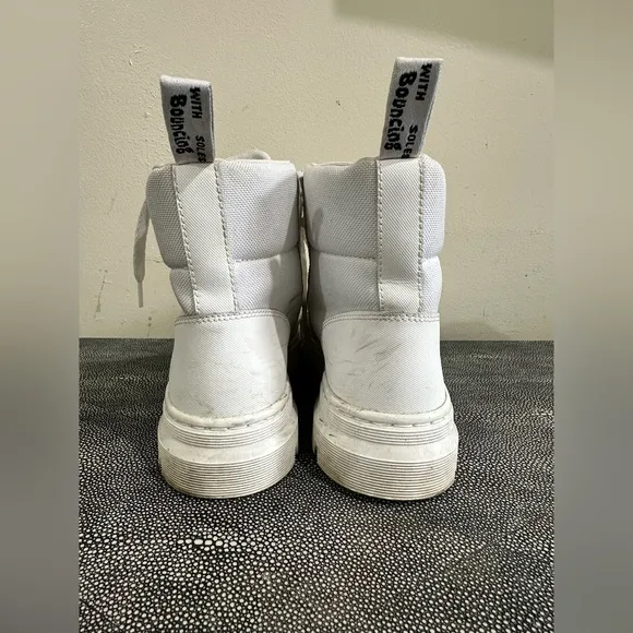 Dr. Martens White High-Top Sneakers