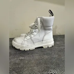 Dr. Martens White High-Top Sneakers