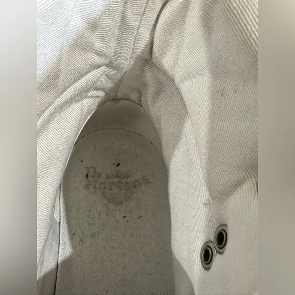 Dr. Martens White High-Top Sneakers