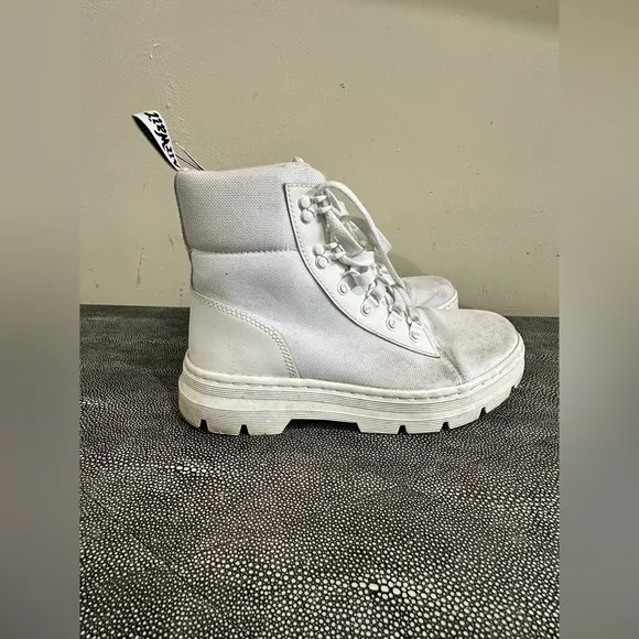Dr. Martens White High-Top Sneakers
