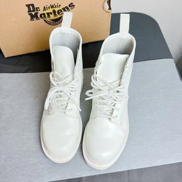 Dr. Martens Women's Shoes 1460 Mono 8-Eye Leather Boots