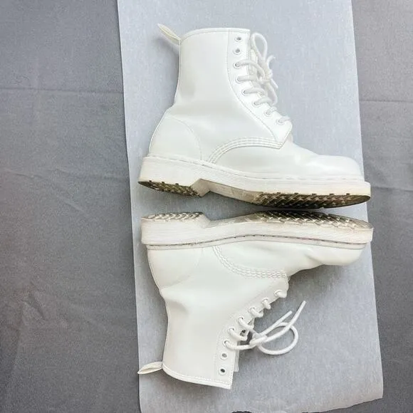 Dr. Martens Women's Shoes 1460 Mono 8-Eye Leather Boots