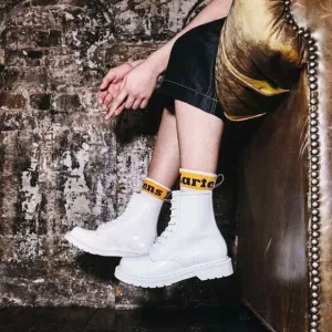 Dr. Martens Women's Shoes 1460 Mono 8-Eye Leather Boots