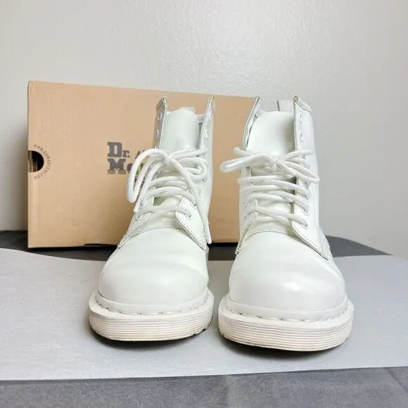 Dr. Martens Women's Shoes 1460 Mono 8-Eye Leather Boots
