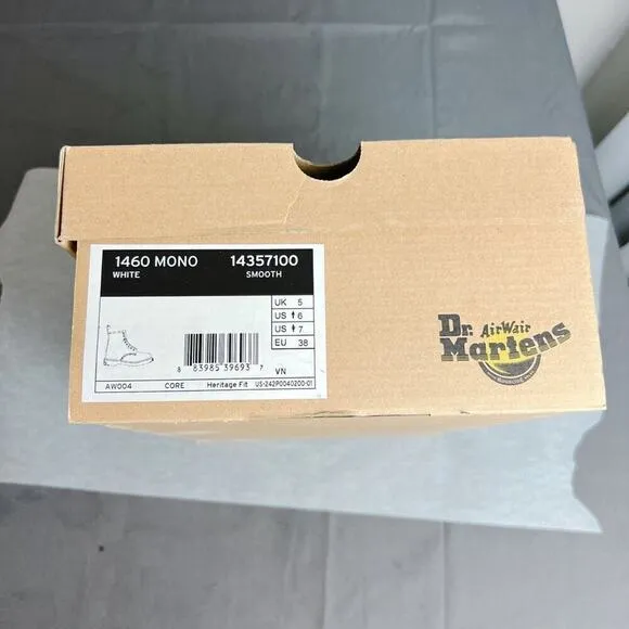 Dr. Martens Women's Shoes 1460 Mono 8-Eye Leather Boots