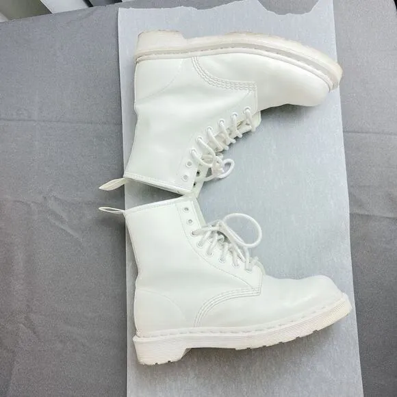 Dr. Martens Women's Shoes 1460 Mono 8-Eye Leather Boots
