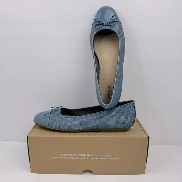 Dr SCHOLL’S WEXLEY BOW LOAFERS, OXIDE BLUE COLOR, ODOR-BAN, SIZE 11M, EUR 42