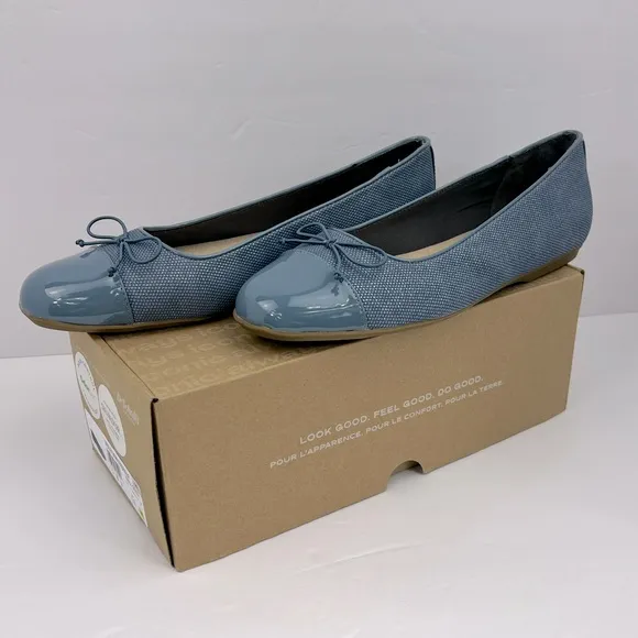 Dr SCHOLL’S WEXLEY BOW LOAFERS, OXIDE BLUE COLOR, ODOR-BAN, SIZE 11M, EUR 42