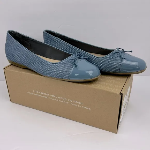 Dr SCHOLL’S WEXLEY BOW LOAFERS, OXIDE BLUE COLOR, ODOR-BAN, SIZE 11M, EUR 42