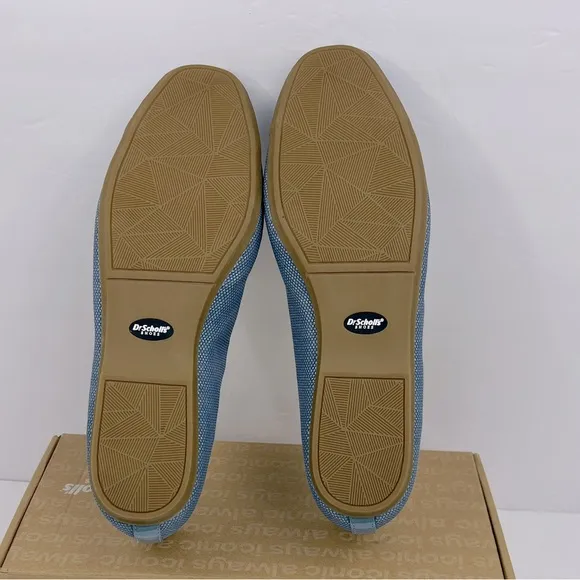 Dr SCHOLL’S WEXLEY BOW LOAFERS, OXIDE BLUE COLOR, ODOR-BAN, SIZE 11M, EUR 42