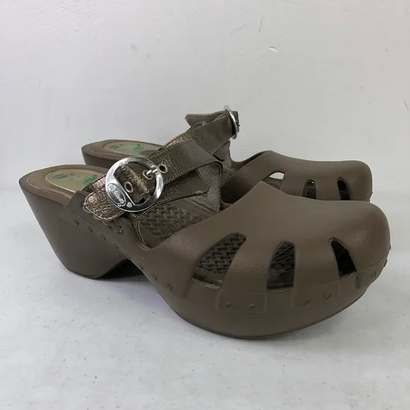 Dr. Scolls Womens Rubber Clog Shoes Size 9