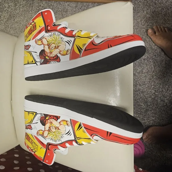 Dragon Ball Z Broly High Top Sneakers
