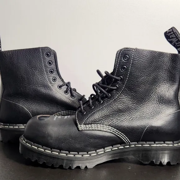 Dr.martens Pascal Bex Exposed Steel Toe Boots Men Size 11