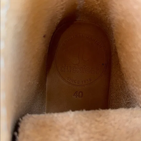 Duck Feet Leather Women's Boots
