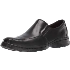 Dunham Men's Size 13D Blair Slip-On Shoes, Black Leather - FLOOR MODELS