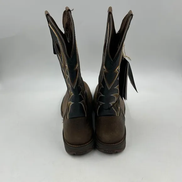 durango mens 11.5M oak bark midnight round‎ soft toe cowboy boots DDB428 NWT
