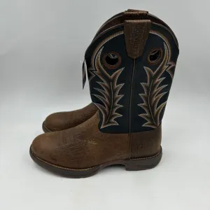 durango mens 11.5M oak bark midnight round‎ soft toe cowboy boots DDB428 NWT