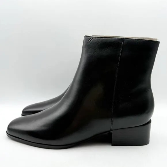 Easy Spirit Womens Sidney Boots US 11 M EU 41.5 Black Leather Ankle NIB