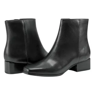 Easy Spirit Womens Sidney Boots US 11 M EU 41.5 Black Leather Ankle NIB