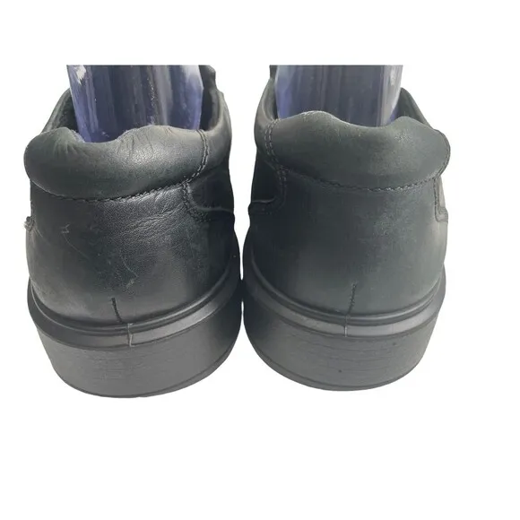 ECCO 05013400101 Men’s Black Leather Helsinki Bike Toe Slip On Loafer Shoes  11