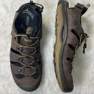 ECCO BIOM Delta Offroad Hiking Trail Walking Sandal Shoe Leather Outdoor EU 47