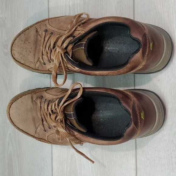 Ecco Mens Leather Sneakers Boots shoes sz 43/9-9.5