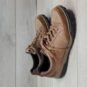 Ecco Mens Leather Sneakers Boots shoes sz 43/9-9.5