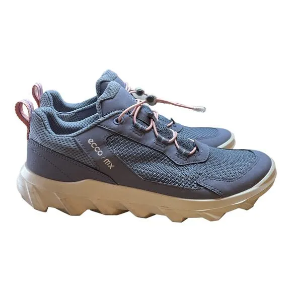 Ecco MX Grey Low Breathru Running Sneakers Shoes Women's Size 8.5