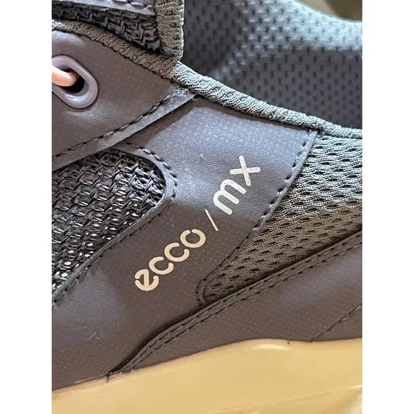 Ecco MX Grey Low Breathru Running Sneakers Shoes Women's Size 8.5