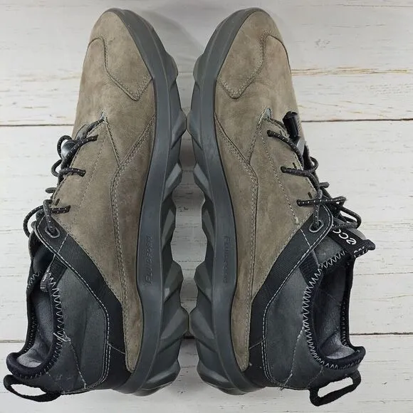 Ecco MX Low Mens Size EU 42‎ US 8-8.5 Gray Brown Nubuck Hiking Outdoor Shoes