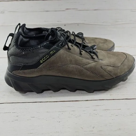 Ecco MX Low Mens Size EU 42‎ US 8-8.5 Gray Brown Nubuck Hiking Outdoor Shoes
