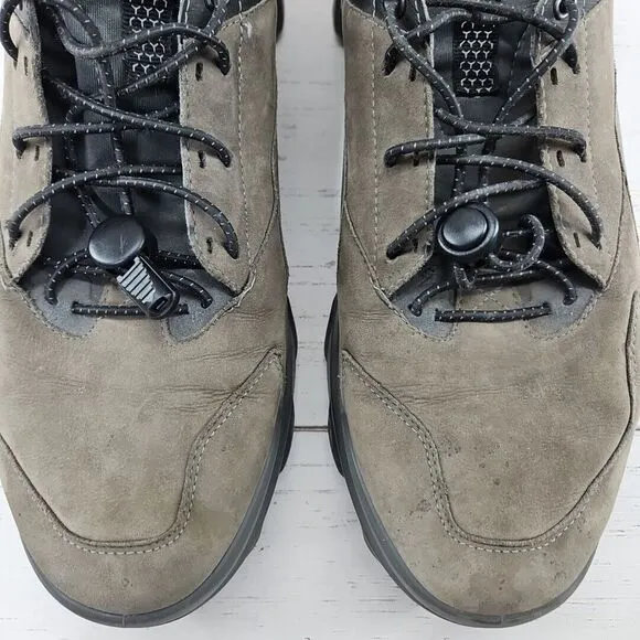 Ecco MX Low Mens Size EU 42‎ US 8-8.5 Gray Brown Nubuck Hiking Outdoor Shoes