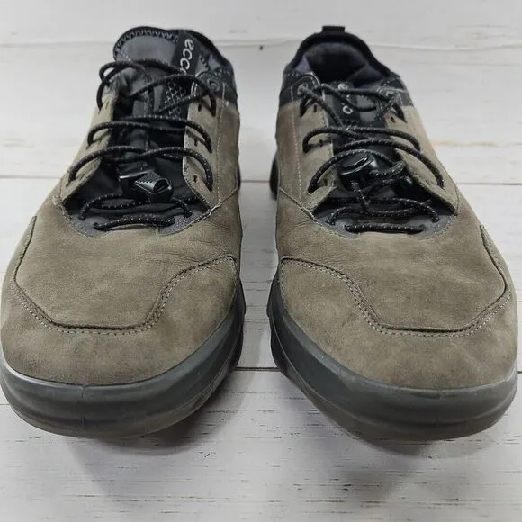 Ecco MX Low Mens Size EU 42‎ US 8-8.5 Gray Brown Nubuck Hiking Outdoor Shoes