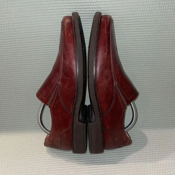 Ecco Seattle Slip On Leather Loafer Shoes Rust Men’s Size EU 43 / US Size 9.5