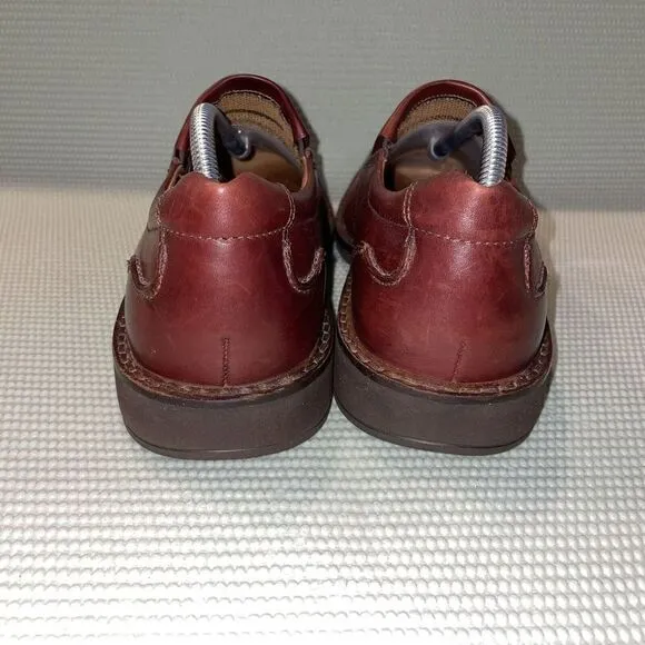 Ecco Seattle Slip On Leather Loafer Shoes Rust Men’s Size EU 43 / US Size 9.5