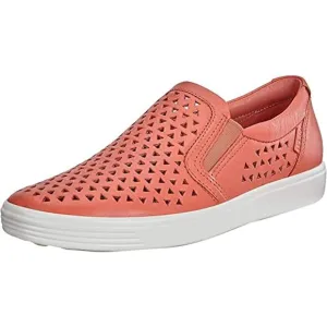 Ecco Women’s Soft 7 Laser Cut Slip-On Sneakers, Size US 5-5.5, Apricot