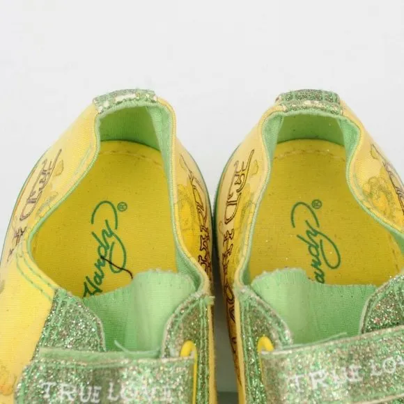 Ed Hardy Sparkle Mermaid No Lace Sneaker Girls 3