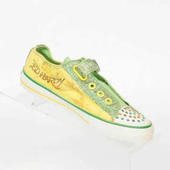 Ed Hardy Sparkle Mermaid No Lace Sneaker Girls 3