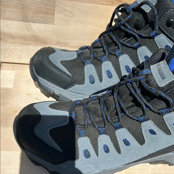 Eddie Bauer Gray and Black Athletic Shoes  Rugged Design and High Ankle 12