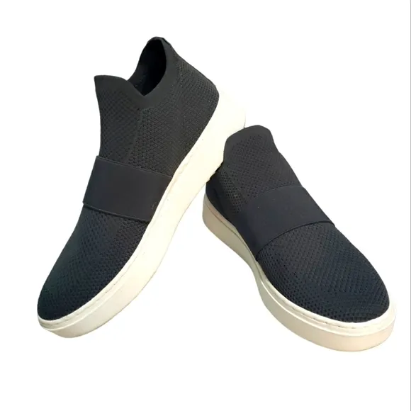 Eileen Fisher Pari Knit Platform Sneakers, Color Gray, Size 10