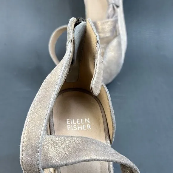 Eileen Fisher Women's Wisp Wedge Sandals shoes size 6.5