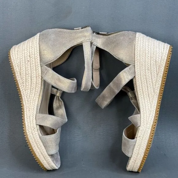 Eileen Fisher Women's Wisp Wedge Sandals shoes size 6.5