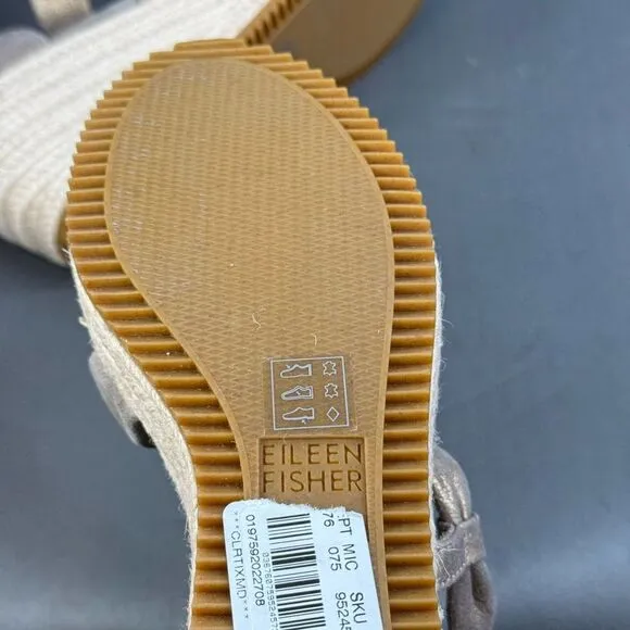 Eileen Fisher Women's Wisp Wedge Sandals shoes size 6.5