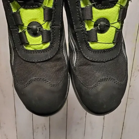 Elten Safety Toe Work Shoes Men's 8.5 EUR 42 Boa Lace Oil Fuel Resistant Boots