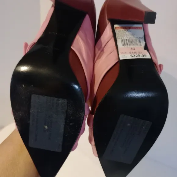 Emilio Pucci Pink &amp; Burgundy Heels Sz.9-9.5