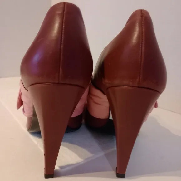 Emilio Pucci Pink &amp; Burgundy Heels Sz.9-9.5