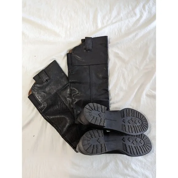 Enzo Angiolini Leather Riding Style Boots - Excellent